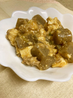 ちょっとヘルシー♡こんにゃく入り麻婆豆腐-レシピのメイン写真
