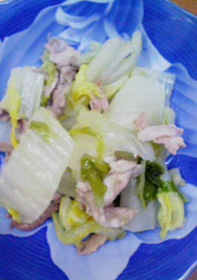 白菜と豚肉の蒸し煮-レシピのメイン写真