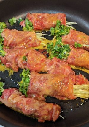 牛肩ロースの肉巻きパルメジァーノ-レシピのメイン写真