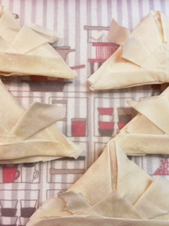 カブト春巻きの折り方(子どもの日に♩)-レシピのメイン写真