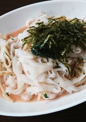 *サラダ麺deたらこパスタ*-レシピのメイン写真