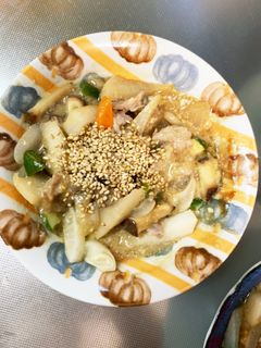 ワサビオイマヨ炒め味豚こま大根青椒肉絲風-レシピのメイン写真