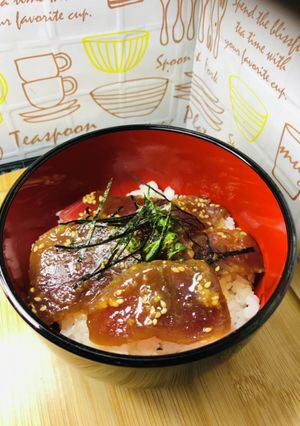 ガッツリ食べれるまぐろの漬け丼 2人前-レシピのメイン写真