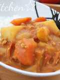 フレッシュトマトで無水カレー
