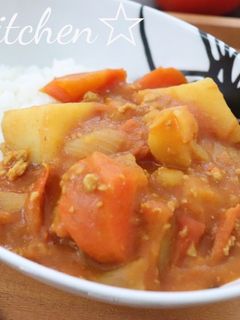 フレッシュトマトで無水カレー-レシピのメイン写真