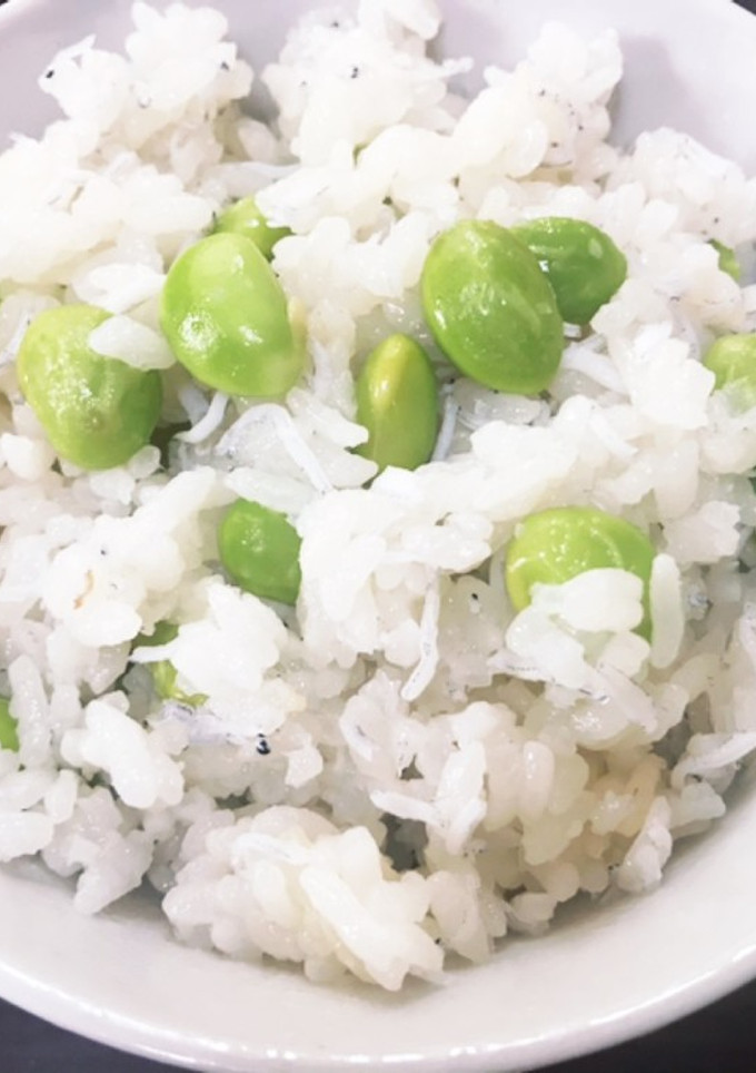 枝豆としらすの炊き込みご飯-レシピのメイン写真