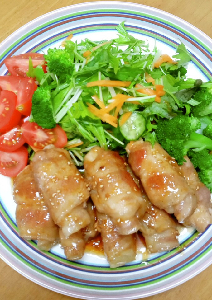 簡単！てりてり大根の甘辛肉巻き☆-レシピのメイン写真