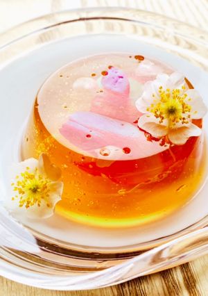 糖質オフ☆薔薇ティーゼリー♪-レシピのメイン写真