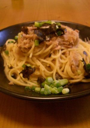 優しい味!!おろしとツナの和風パスタ-レシピのメイン写真