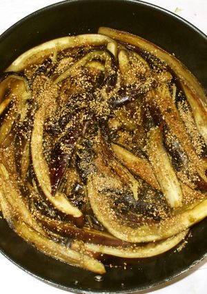 茄子の甘辛ごま和え♪簡単葉酸摂取-レシピのメイン写真