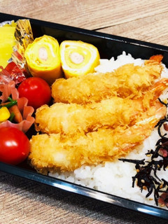 海老フライ弁当 0416-レシピのメイン写真