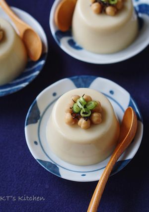 材料ふたつ。ひよこ豆のお豆腐-レシピのメイン写真