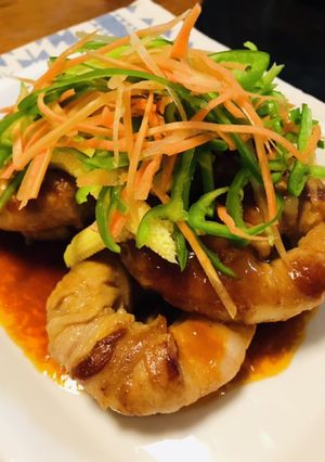 トンデリング酢豚風千切り野菜のせ-レシピのメイン写真