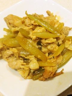 豚肉とフキの中華炒め-レシピのメイン写真