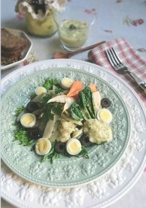 新ごぼうの春サラダ(レムラード･ソース)-レシピのメイン写真