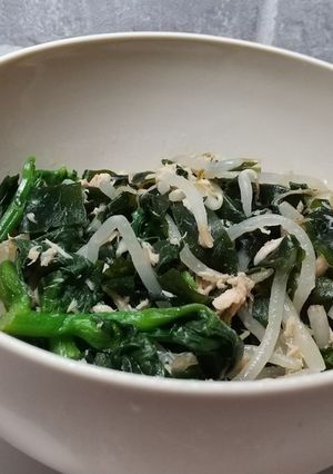 レンジで簡単！もやしとわかめのツナナムル-レシピのメイン写真