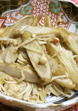 菊池水田ごぼうとえのきだけの簡単ナムル-レシピのメイン写真