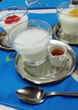 ヨーグルトのプリン編-レシピのメイン写真
