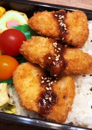 一口カツ弁当　0430-レシピのメイン写真