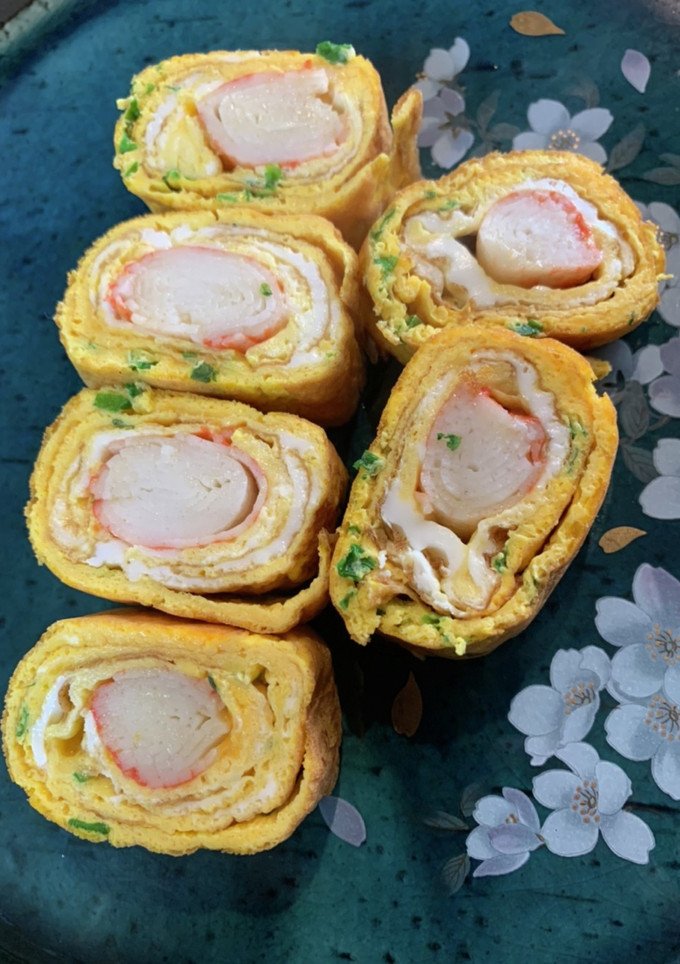 卵焼き　カニカマ　簡単　きれい-レシピのメイン写真