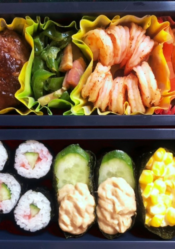 高校生弁当日記（軍艦&海苔巻き編）-レシピのメイン写真