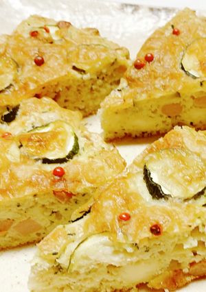 ズッキーニとたっぷりチーズのケークサレ-レシピのメイン写真