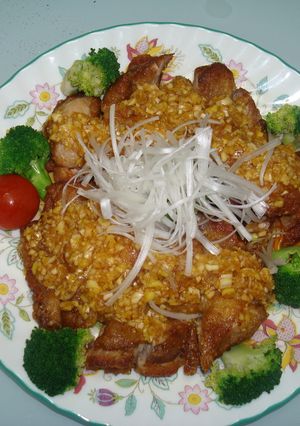☆揚げ鶏の薬味かけソース☆油淋鶏-レシピのメイン写真