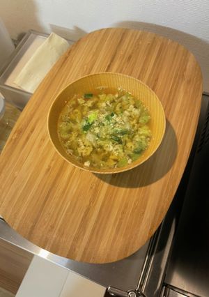 余った餃子のタネで！中華スープ-レシピのメイン写真