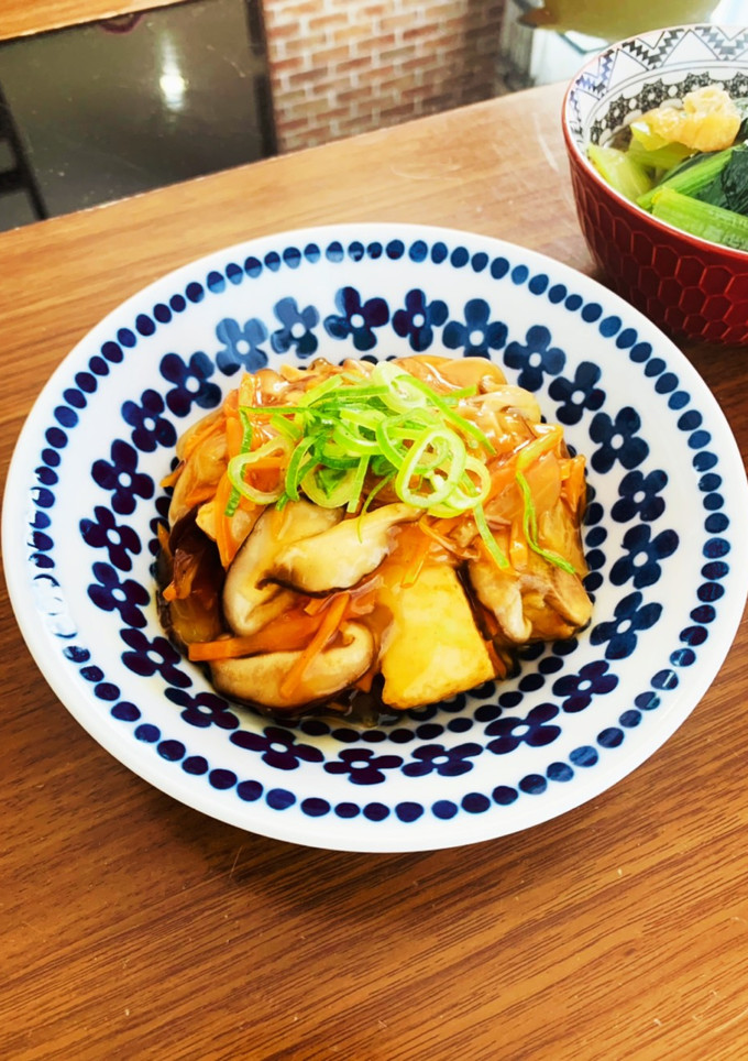 節約！厚揚げの野菜あんかけ♡-レシピのメイン写真