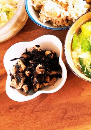 水切り楽ちん ひじき煮物-レシピのメイン写真