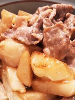 じゃがいもと豚肉のポンマヨ炒め-レシピのメイン写真