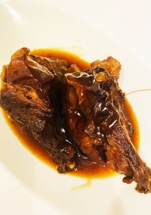 スペアリブの黒酢煮込み-レシピのメイン写真