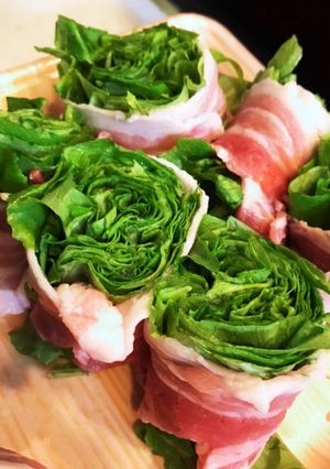 レンチンで！レタスの串刺し-レシピのメイン写真