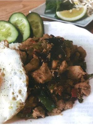 バジル香る高野豆腐のガパオライス-レシピのメイン写真