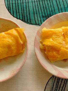 ネギ入り卵焼き-思い出のレシピ-レシピのメイン写真