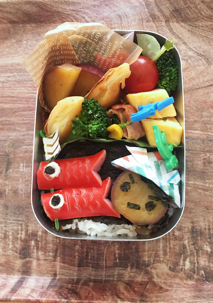 幼稚園 お弁当 鯉のぼり チーズ不使用-レシピのメイン写真