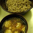 豚挽団子のつけ蕎麦(200円ランチ)