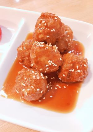 黒酢あんかけ肉団子-レシピのメイン写真