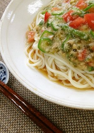 疲労回復!ネバネバうどん-レシピのメイン写真
