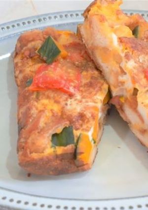 パン耳キッシュトースト-レシピのメイン写真