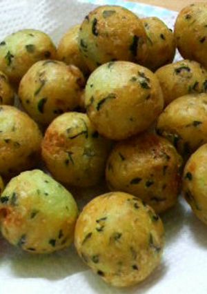 ほうれん草入りポテトボンブ-レシピのメイン写真