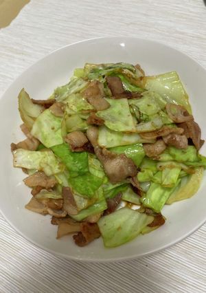 豚バラキャベツ炒め-レシピのメイン写真