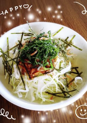 鯖とキャベツでダイエット♬サラダにも☆-レシピのメイン写真