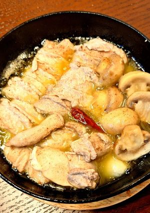 鮭白子のアヒージョ-レシピのメイン写真