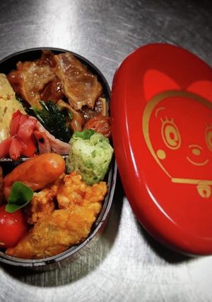 ノアちゃんの、すき焼き弁当(⁎˃ᴗ˂⁎)-レシピのメイン写真