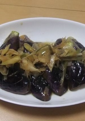 茄子のガリ茗荷炒め煮浸し-レシピのメイン写真
