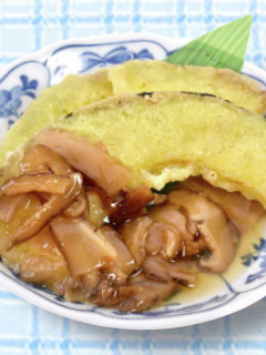 ☆椎茸あんのかぼちゃ天ぷら☆-レシピのメイン写真