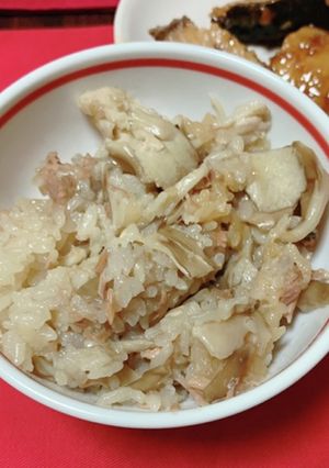 まいたけとツナの炊き込みご飯-レシピのメイン写真