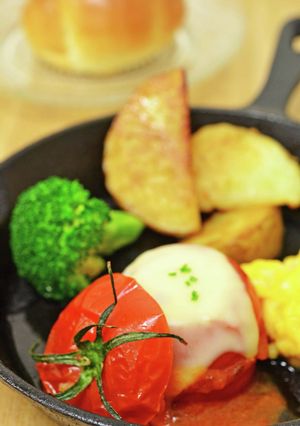 【簡単】トマトステーキ-レシピのメイン写真