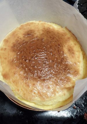 材料３つの簡単ベイクドチーズケーキ-レシピのメイン写真